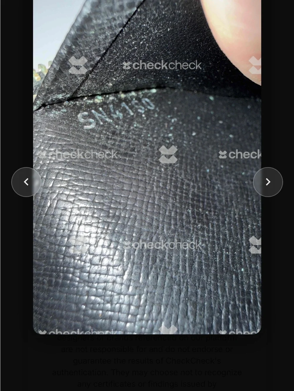 Louis Vuitton Black Textured Zip Tablet Folio Case
